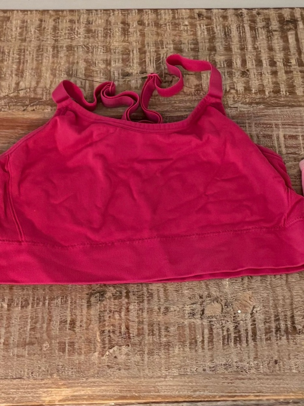 Three racer back soft seamless bras.
